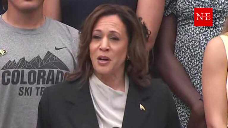 Kamala Harris speaks for first time since Biden left race