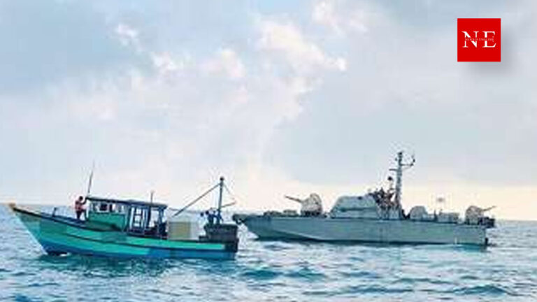 Navy Rescues Two Indian Fishermen