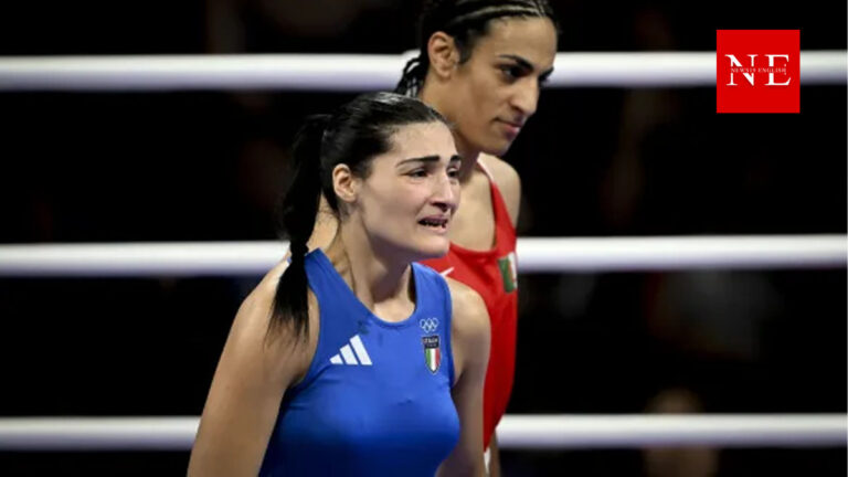 Imene Khelif, who had gender test issue, wins first Olympic fight when opponent quits